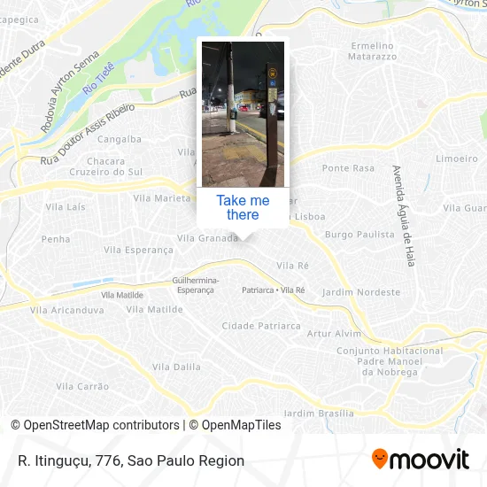 R. Itinguçu, 776 map