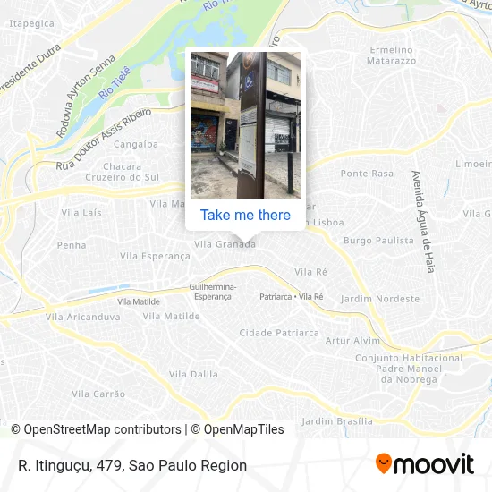 R. Itinguçu, 479 map