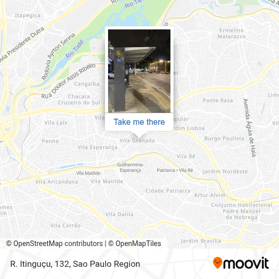 R. Itinguçu, 132 map