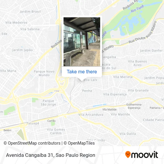 Avenida Cangaíba 31 map