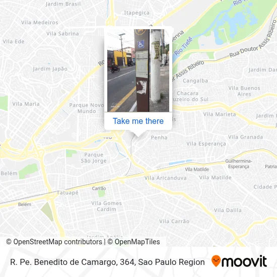 R. Pe. Benedito de Camargo, 364 map