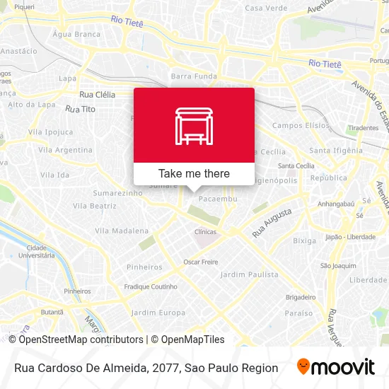 Rua Cardoso De Almeida, 2077 map