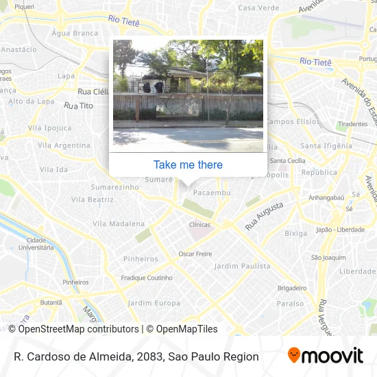 R. Cardoso de Almeida, 2083 map