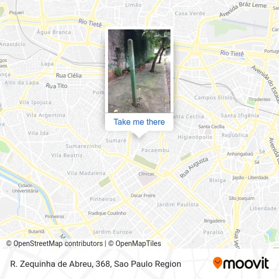 R. Zequinha de Abreu, 368 map