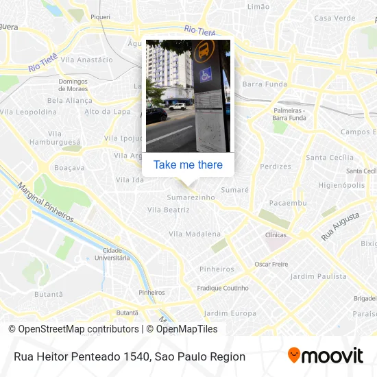 Rua Heitor Penteado 1540 map