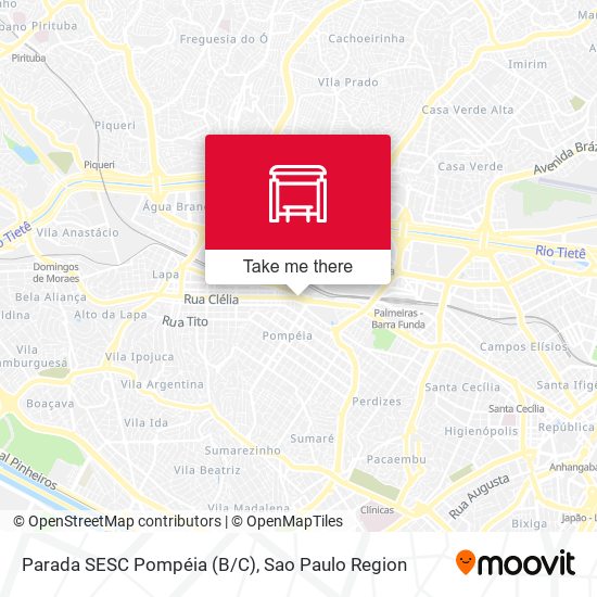 Parada SESC Pompéia (B/C) map