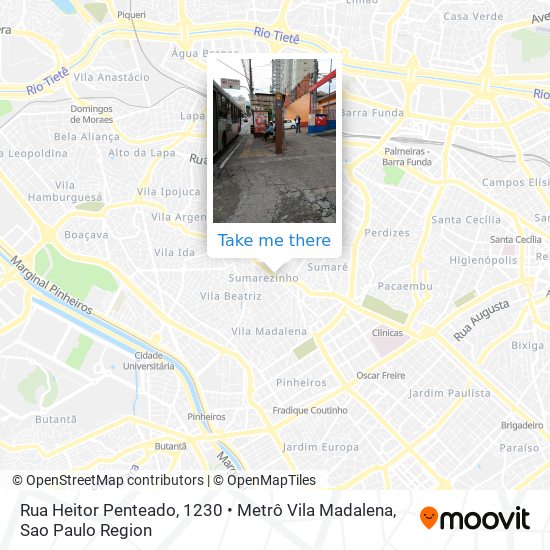 Rua Heitor Penteado, 1230 • Metrô Vila Madalena map