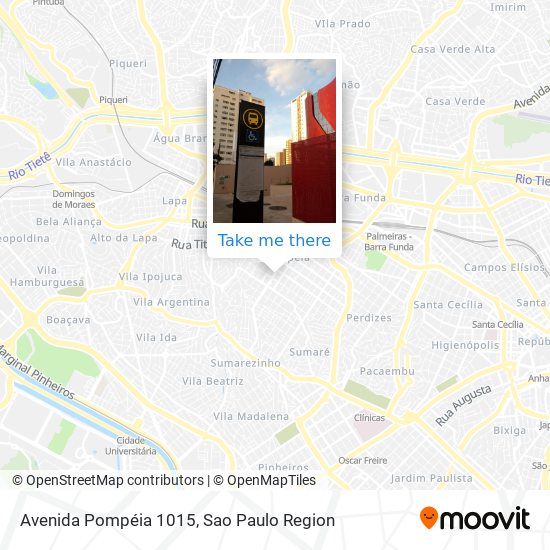 Avenida Pompéia 1015 map