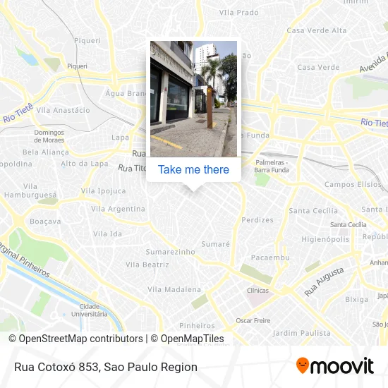 Rua Cotoxó 853 map