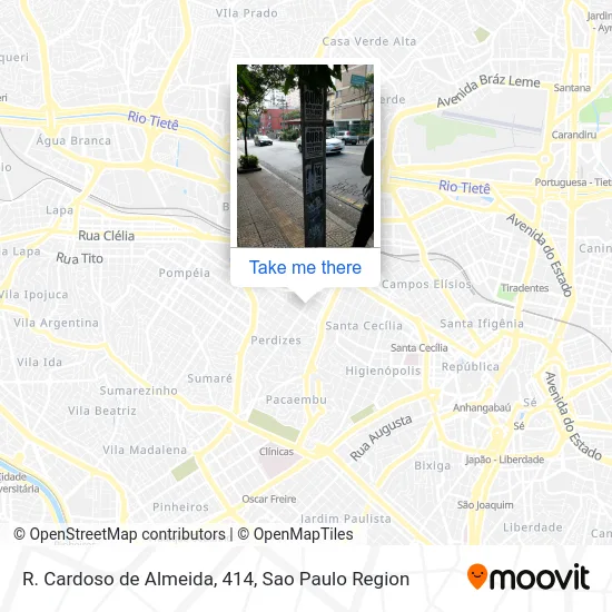 R. Cardoso de Almeida, 414 map