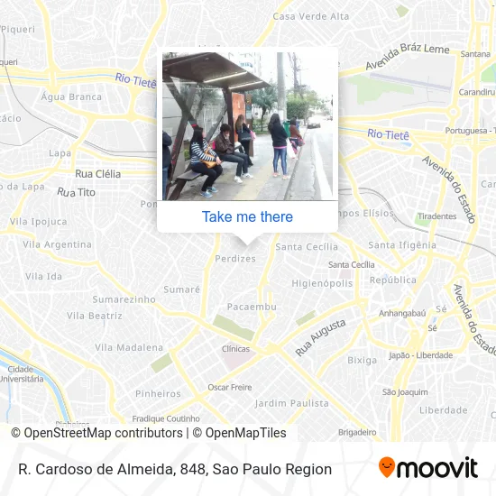 R. Cardoso de Almeida, 848 map