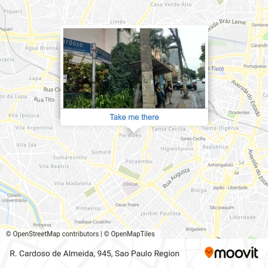 R. Cardoso de Almeida, 945 map