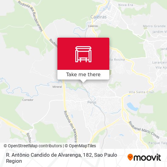 R. Antônio Candido de Alvarenga, 182 map