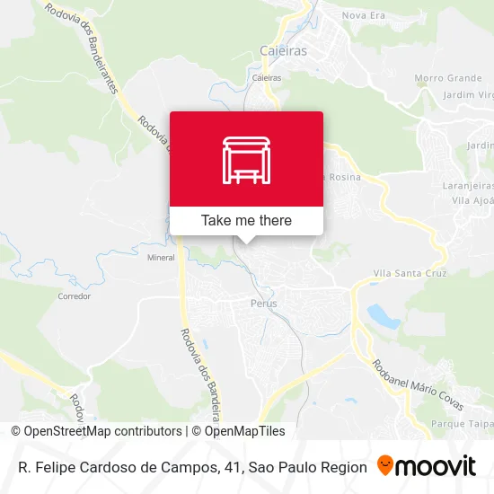 R. Felipe Cardoso de Campos, 41 map