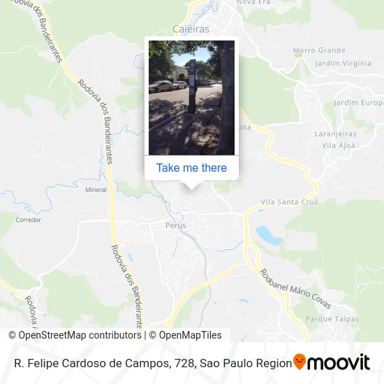 R. Felipe Cardoso de Campos, 728 map