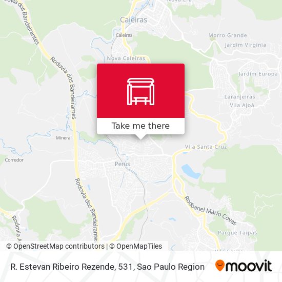 R. Estevan Ribeiro Rezende, 531 map
