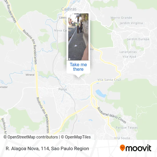 R. Alagoa Nova, 114 map