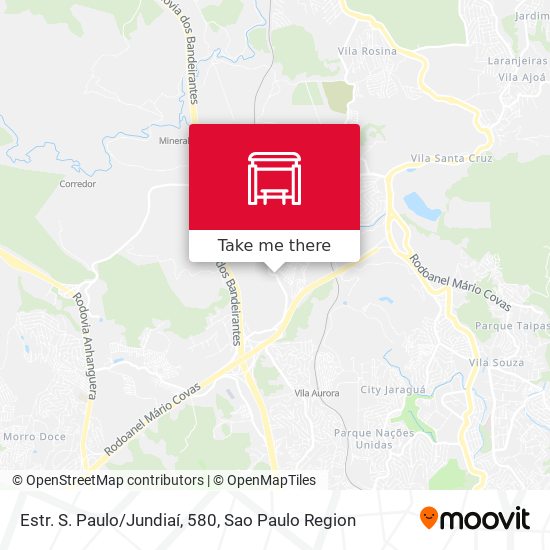 Estr. S. Paulo/Jundiaí, 580 map