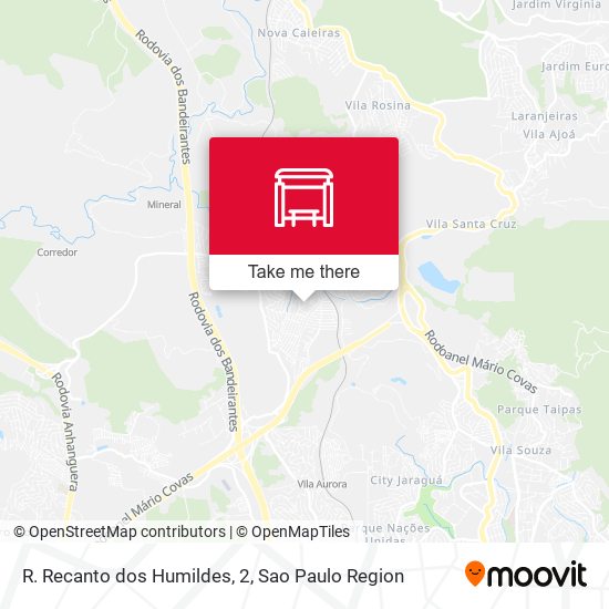 R. Recanto dos Humildes, 2 map