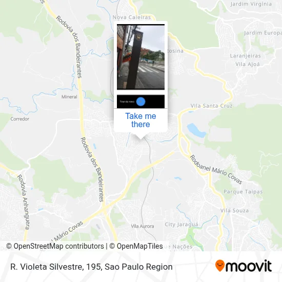 R. Violeta Silvestre, 195 map