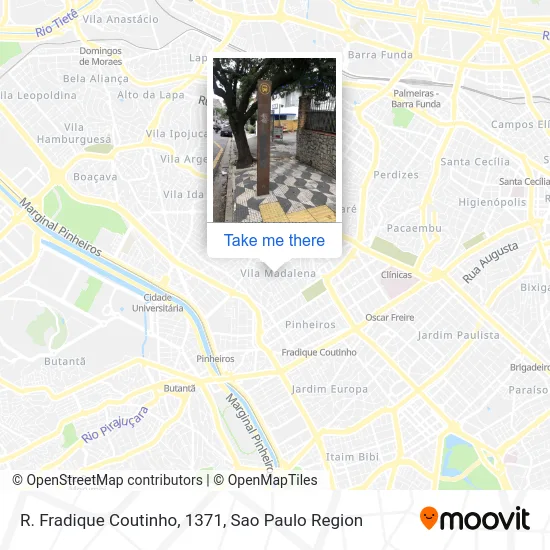 R. Fradique Coutinho, 1371 map