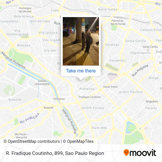 R. Fradique Coutinho, 899 map