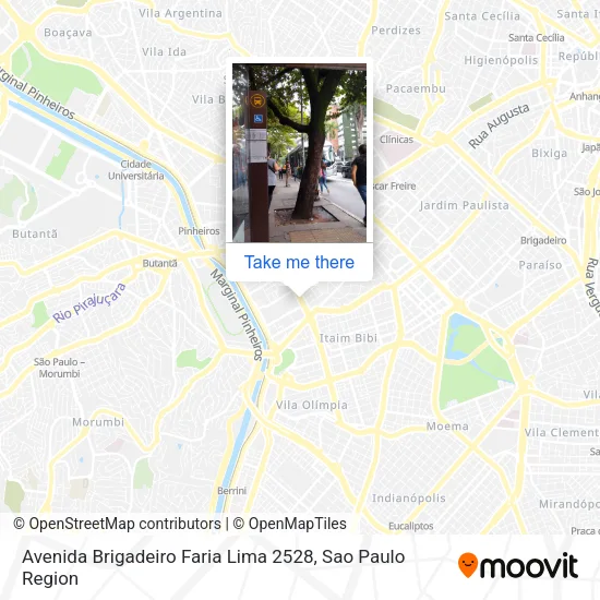 Avenida Brigadeiro Faria Lima 2528 map