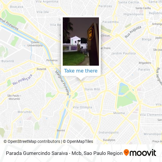 Mapa Parada Gumercindo Saraiva - Mcb