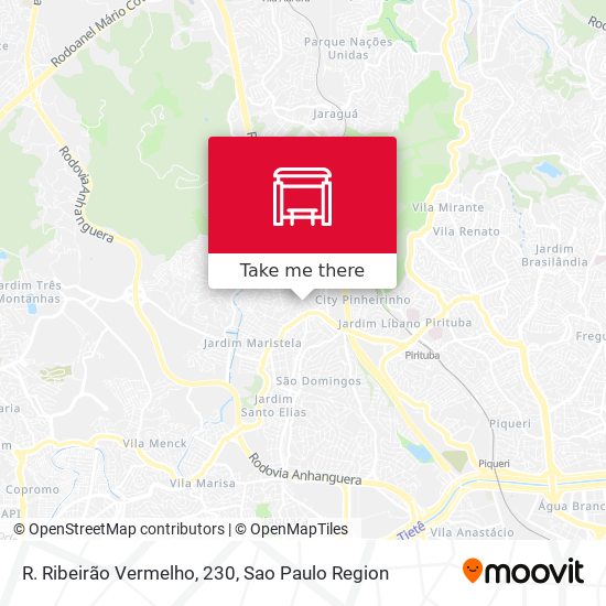 R. Ribeirão Vermelho, 230 map