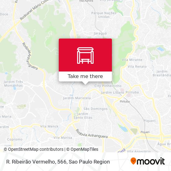 R. Ribeirão Vermelho, 566 map