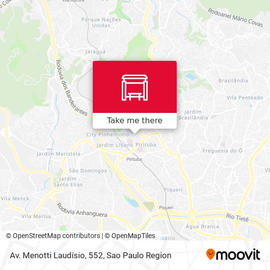 Av. Menotti Laudísio, 552 map