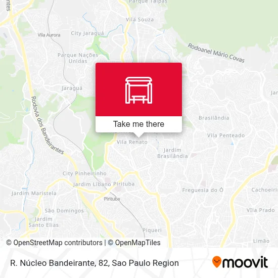 R. Núcleo Bandeirante, 82 map
