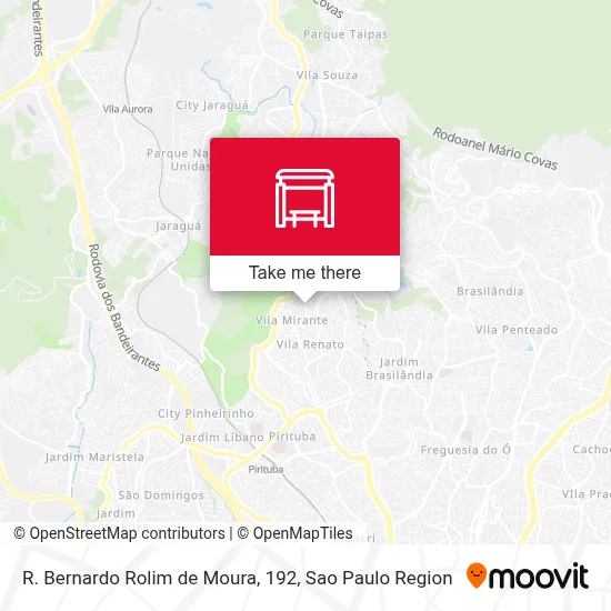 R. Bernardo Rolim de Moura, 192 map