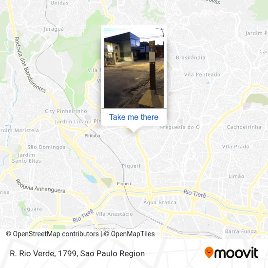 R. Rio Verde, 1799 map