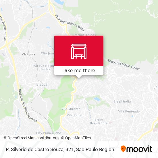 R. Silvério de Castro Souza, 321 map