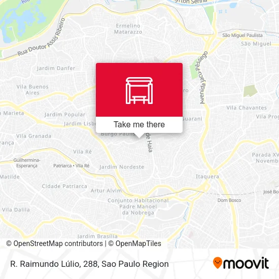 R. Raimundo Lúlio, 288 map