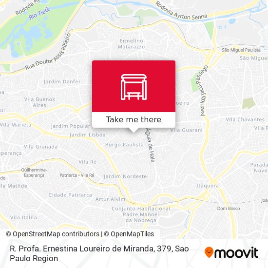 R. Profa. Ernestina Loureiro de Miranda, 379 map