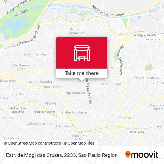 Estr. de Mogi das Cruzes, 2233 map
