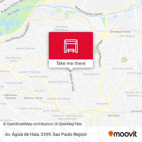 Av. Águia de Haia, 3399 map