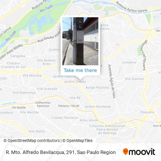 R. Mto. Alfredo Bevilacqua, 291 map