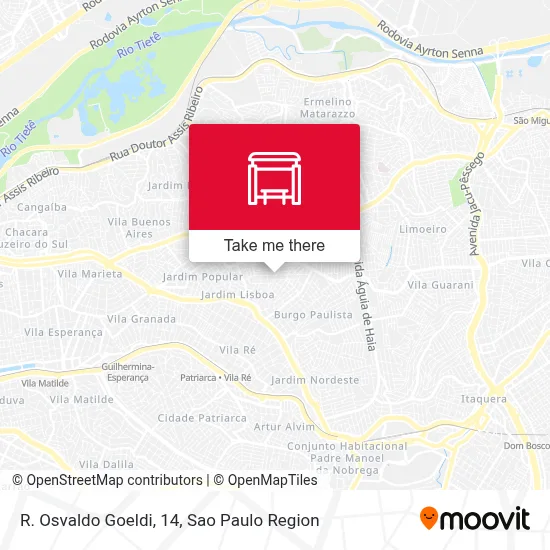 R. Osvaldo Goeldi, 14 map