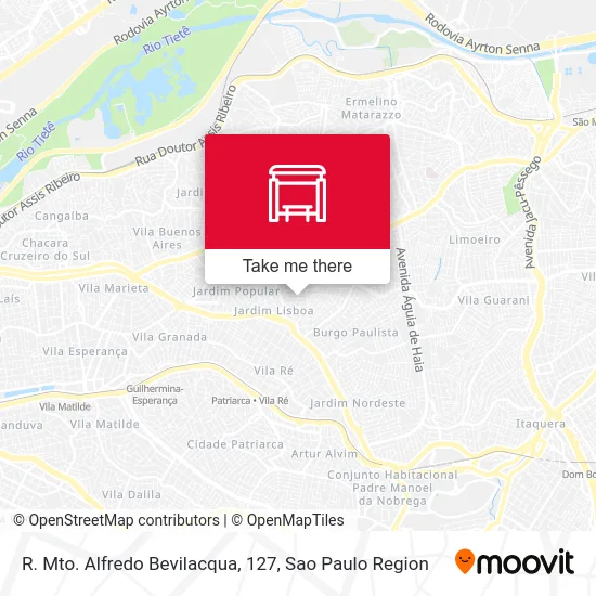 R. Mto. Alfredo Bevilacqua, 127 map