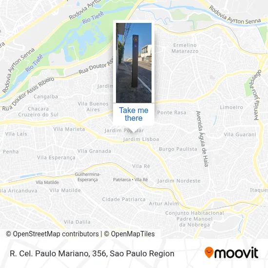 R. Cel. Paulo Mariano, 356 map