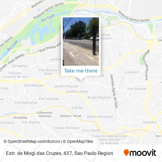 Estr. de Mogi das Cruzes, 437 map