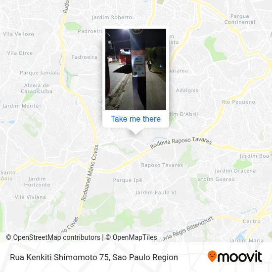 Rua Kenkiti Shimomoto 75 map
