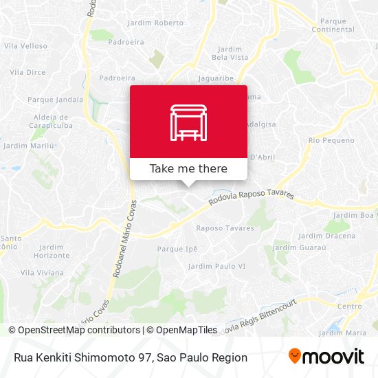 Rua Kenkiti Shimomoto 97 map