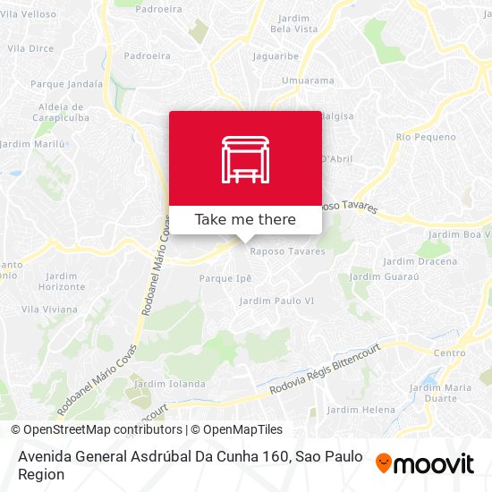 Avenida General Asdrúbal Da Cunha 160 map