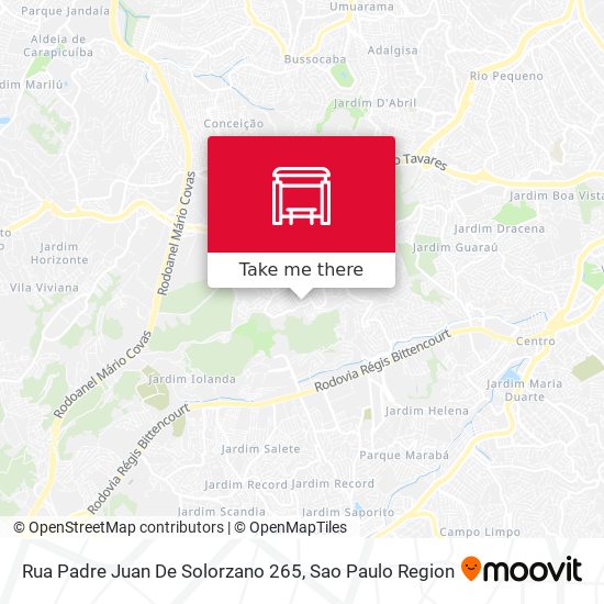 Rua Padre Juan De Solorzano 265 map