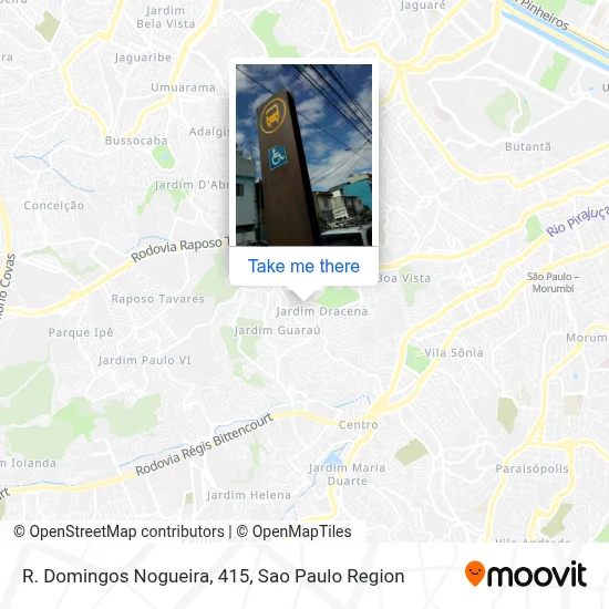 R. Domingos Nogueira, 415 map