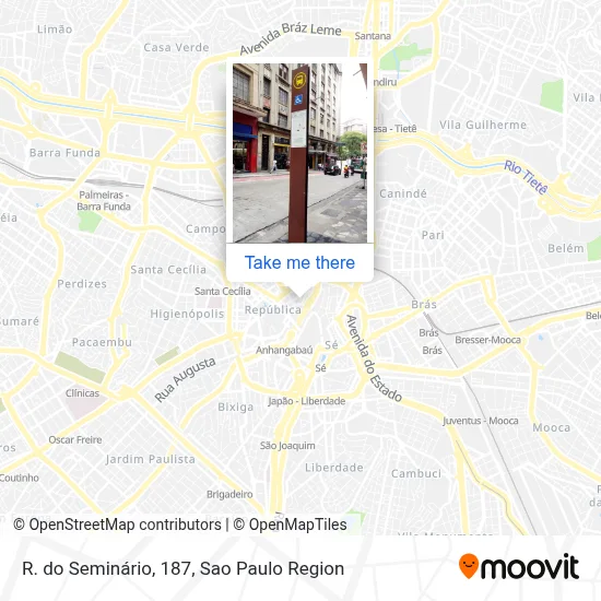 R. do Seminário, 187 map